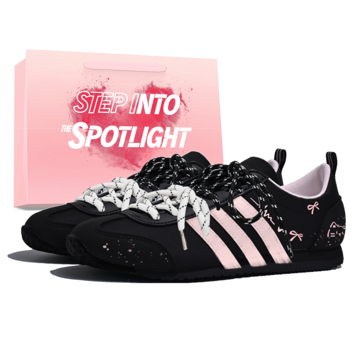 Adidas Adidas VS JOG 2.0 Casual Shoes Unisex Low Top Black Pink