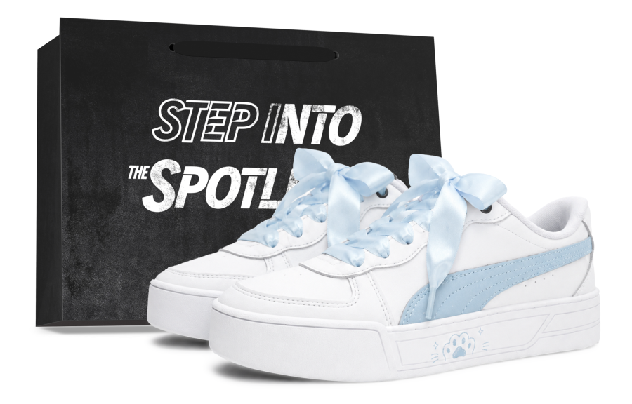 PUMA Skye Skateboard Shoes Women's Low Top Blue