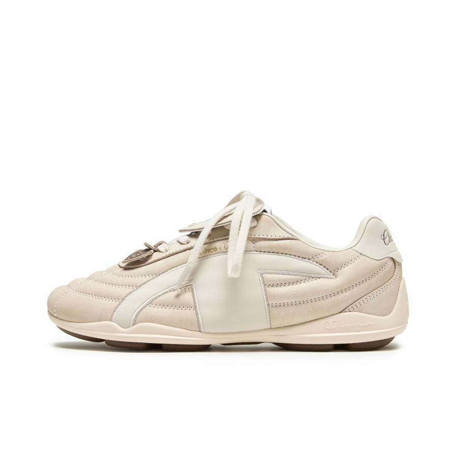 Champion Running Shoes Men's Low Top Milk White/Pinecone Brown