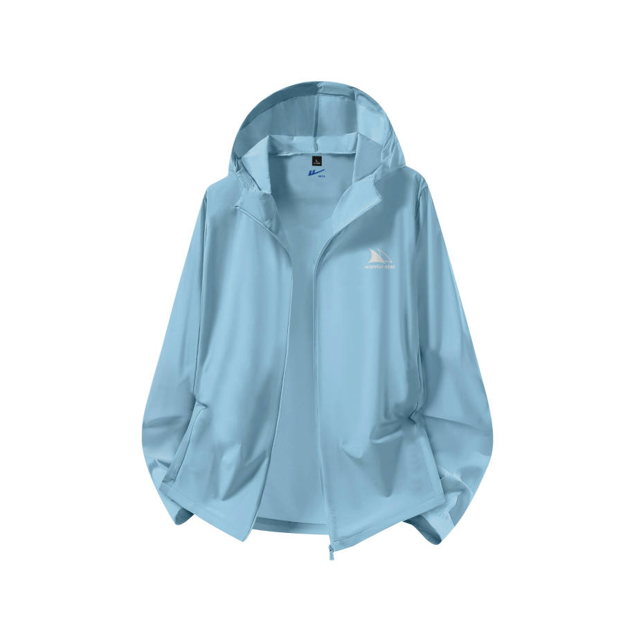 WARRIOR Sun Protection Clothing Unisex Hooded Non Detachable Thin Straight Fit