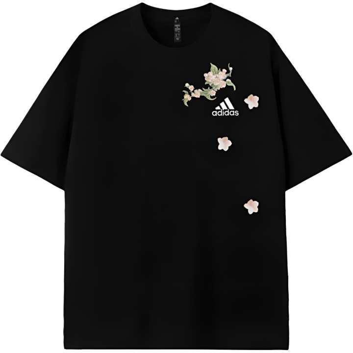 Adidas Adidas MUST HAVES T Shirts Unisex Black Crew Neck Thin Straight Fit