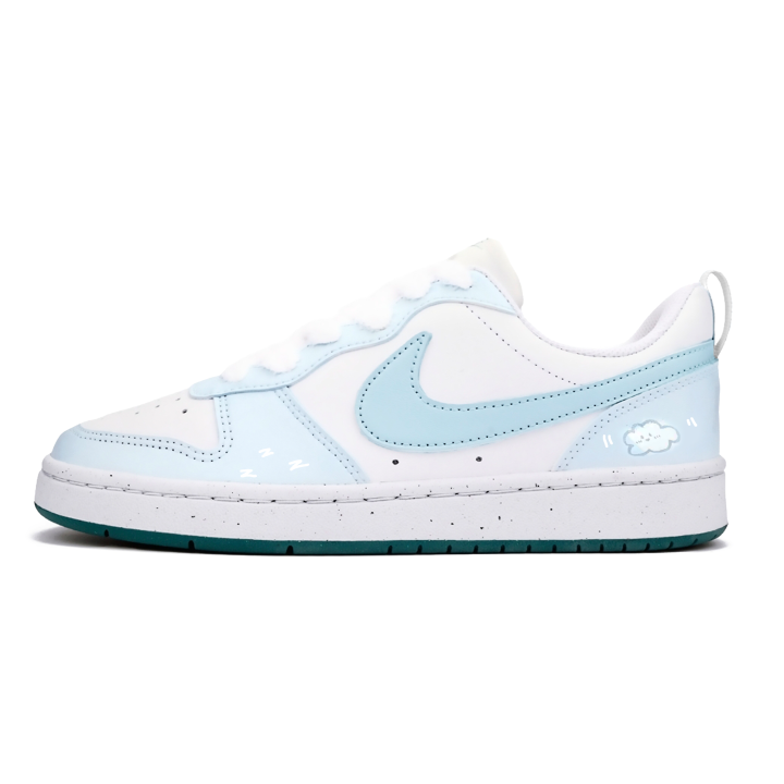 Nike Nike Court Borough Skateboard Shoes Women's Low Top Light Blue