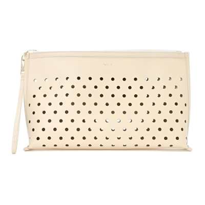 Agnes B. Clutches Beige