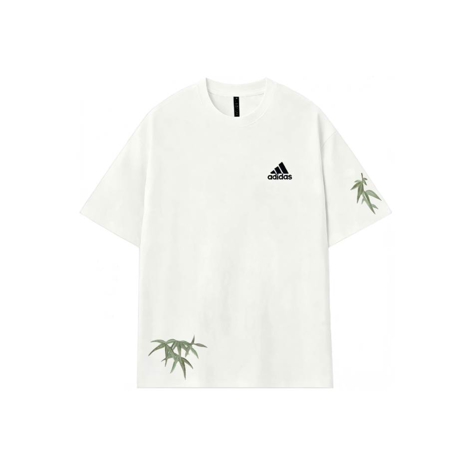 Adidas Adidas MUST HAVES T Shirts Unisex Ecru Crew Neck Moderate Straight Fit