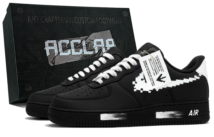 Nike Nike Air Force 1 Skateboard Shoes Unisex Low Top Black/White
