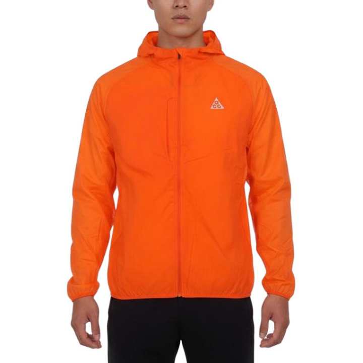 Nike Nike Jackets Men's Orange Hooded Non Detachable Moderate Other