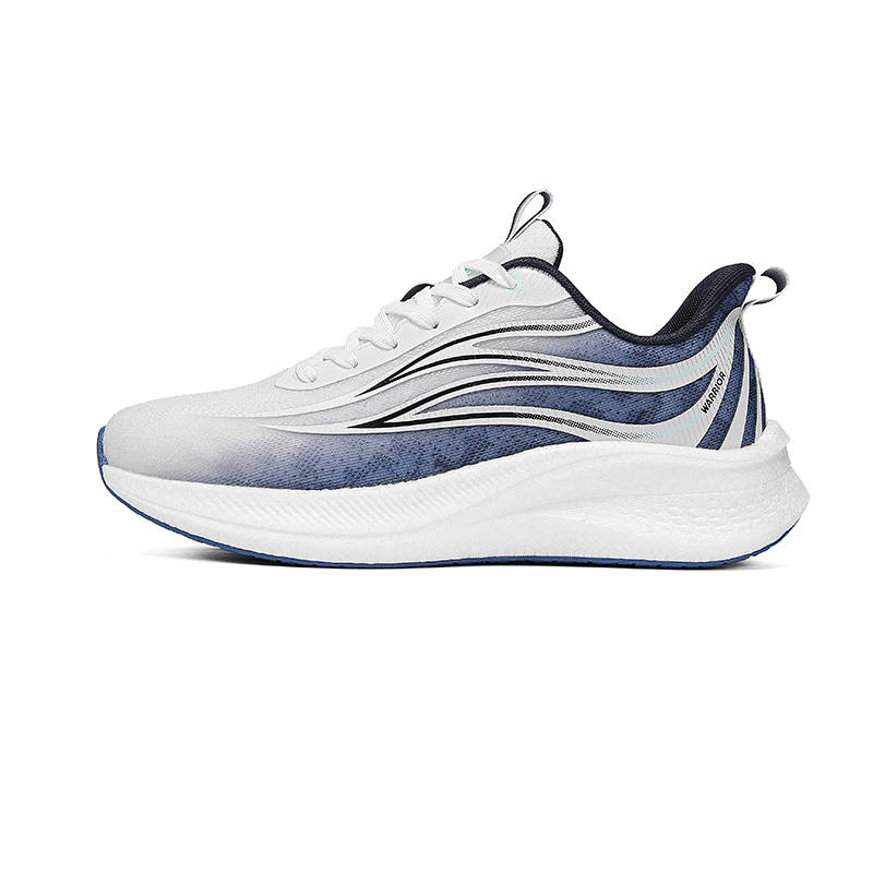 WARRIOR WARRIOR Running Shoes Men's Low Top White Blue Gradient Colorway