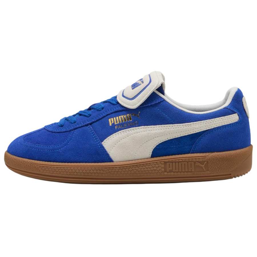 PUMA Palermo PREMIUM Abrasion Resistant Low top Training Shoes Unisex Blue White