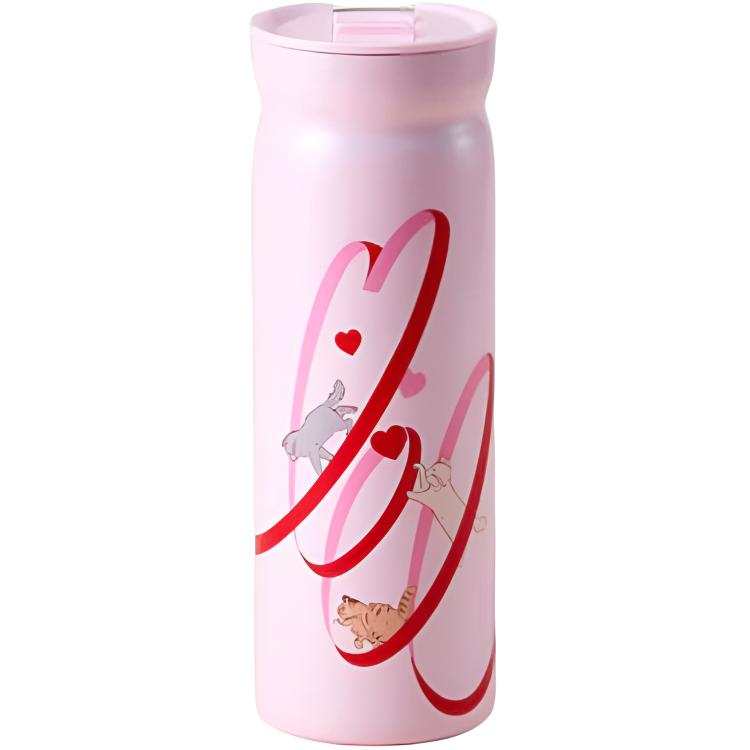 Starbucks Kitten Heart, Stainless Steel Insulated Cup 16oz China Hong Kong Version