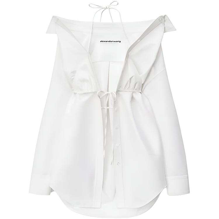 Alexander Wang Alexander Wang layered bikini shirt