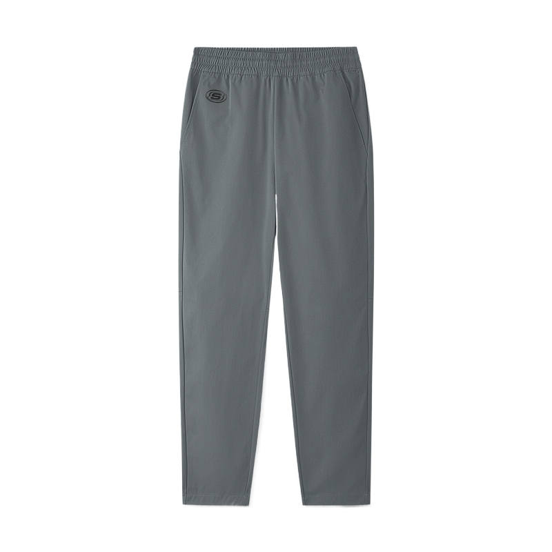 Skechers Knitted Sweatpants Men's Smoky Gray Moderate Straight Fit Pants