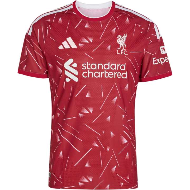 Adidas Adidas Liverpool Soccer Jerseys Men's Chestnut Red Lapel Moderate