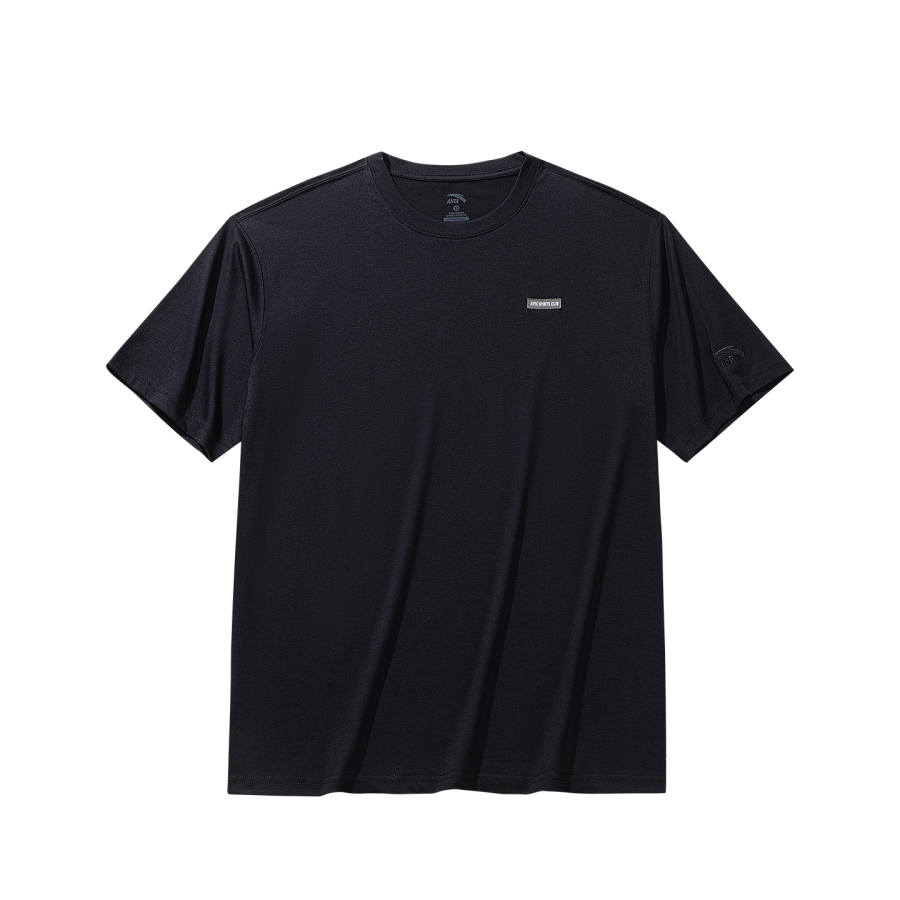 ANTA ANTA T Shirts Men's Basic Black 3 Crew Neck Moderate