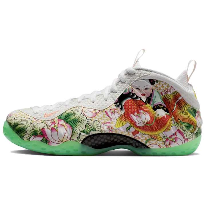 Nike Nike Foamposite One High top Basketball Shoes Men's White