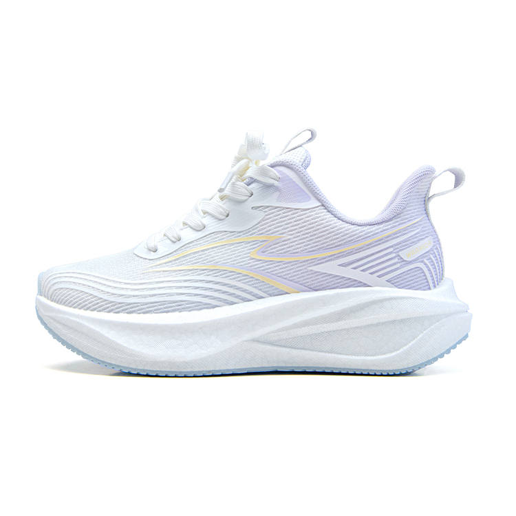 WARRIOR Running Shoes Women's Low Top White Purple