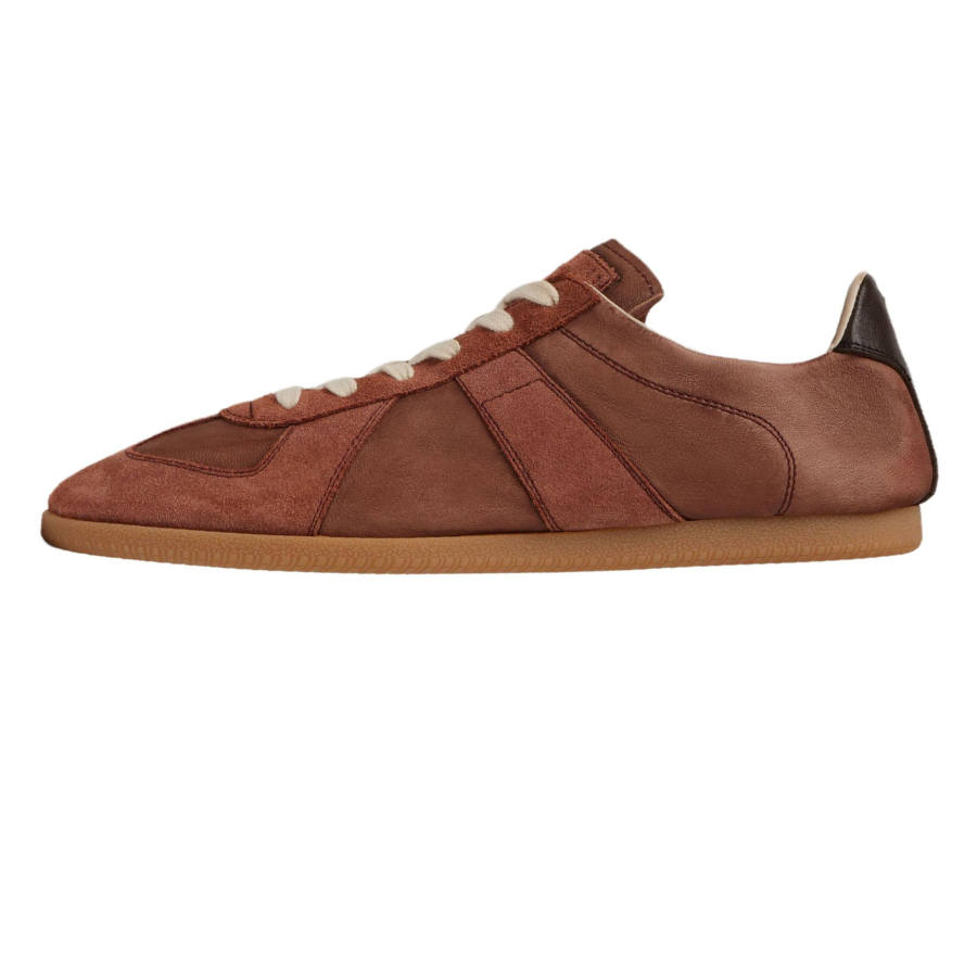 Maison Margiela Replica Skateboard Shoes Men's Low Top Brown