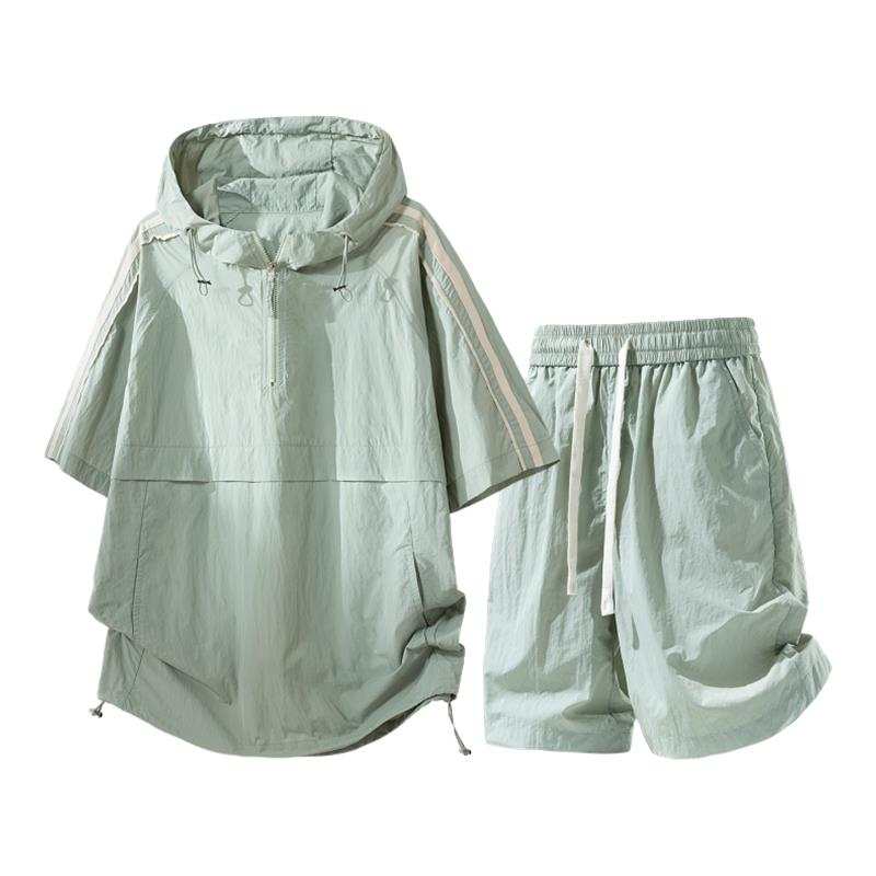 Sugarfunk Casual Sportswear Unisex Hooded Non Detachable Thin