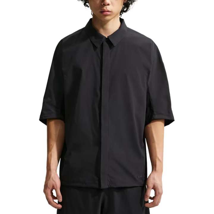 Nike Nike Dri Fit Quick Dry Clothing Men's Black Lapel Moderate Other