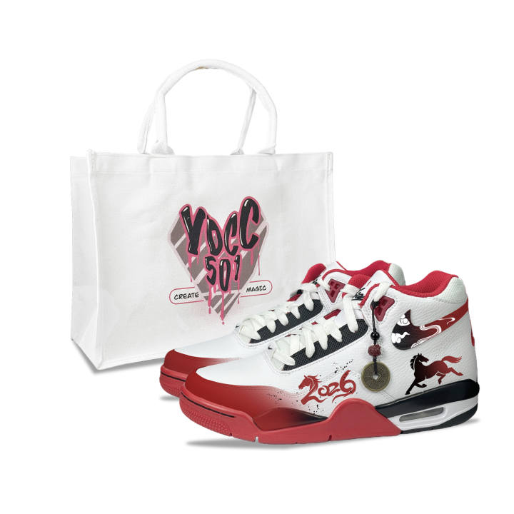 Nike Nike Flight Legacy YDCC Cloud Striding Treasure Companion, Shopping Bag Abrasion Resistant Mid top