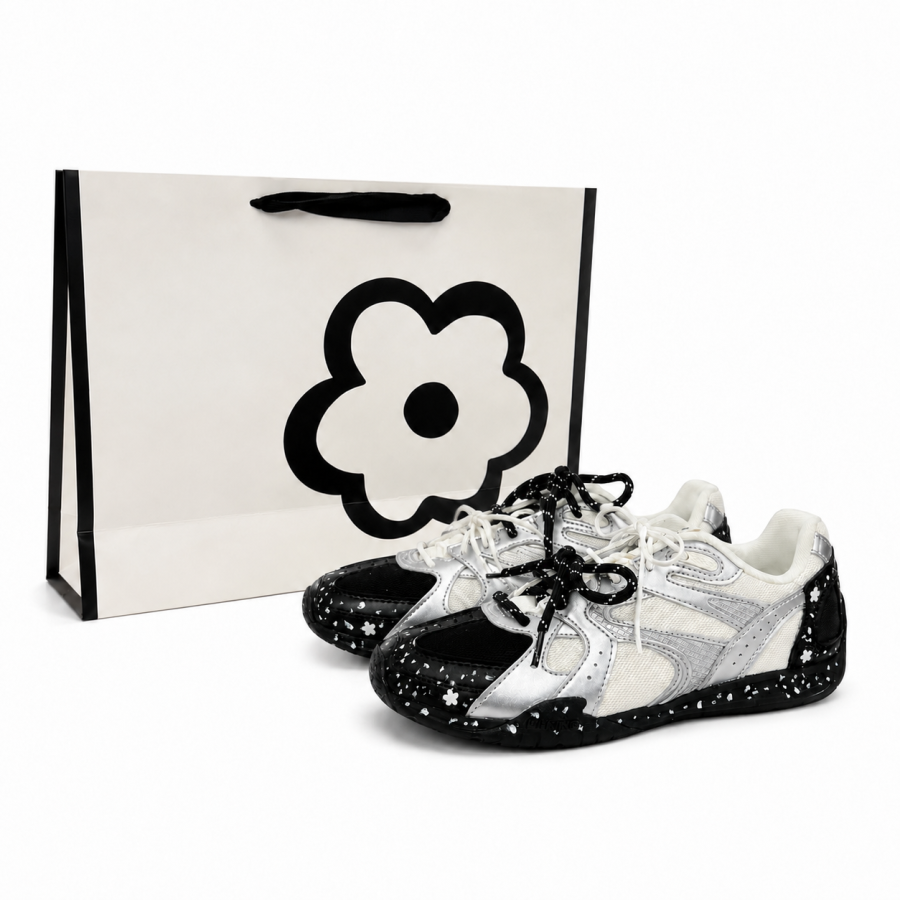Li-Ning Li Ning Film Retro Casual Shoes Women's Low Top Black/Silver/White