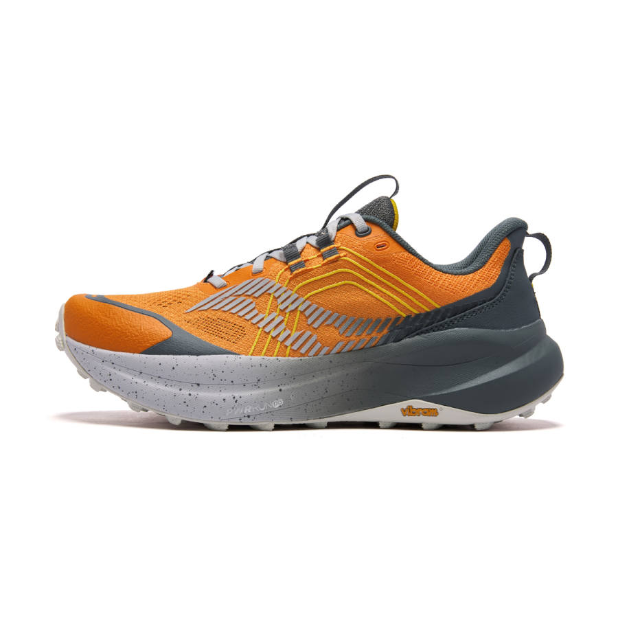 Saucony Xodus Ultra Peach Origin 4 Trail Running Shoes Men's Orange Gray