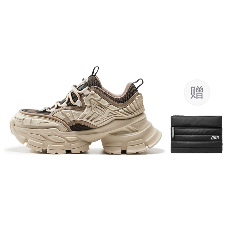 OGR OGR Universe Carbon Blade Collection Low top Chunky Sneakers Unisex Brown OG Basic