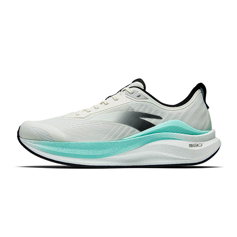 ANTA Mario Lite Running Shoes Men's Low Top Ivory White 5