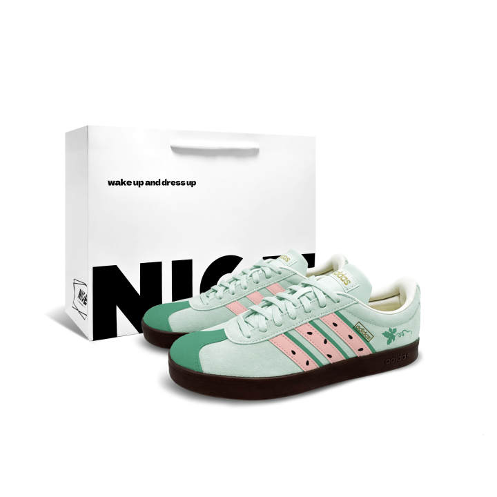 Adidas Adidas Vl Court Classic German Army Trainers Unisex Low Top Green, Black