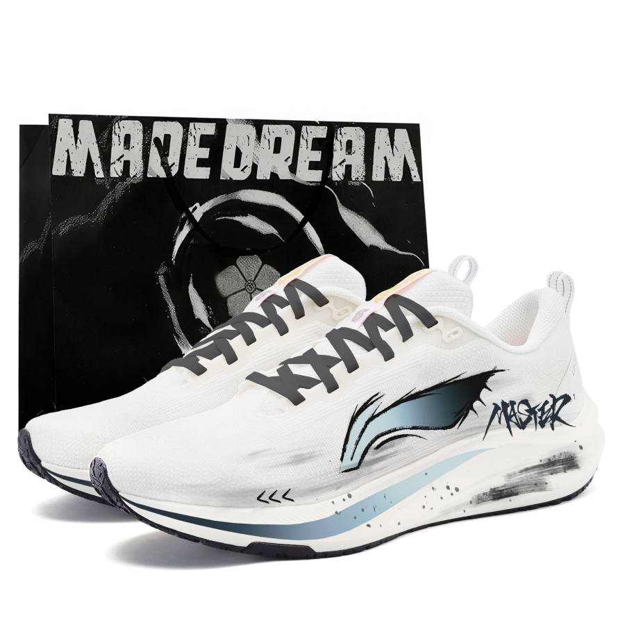 Li-Ning Li Ning Red Hare 8 Running Shoes Men's Low Top Black White
