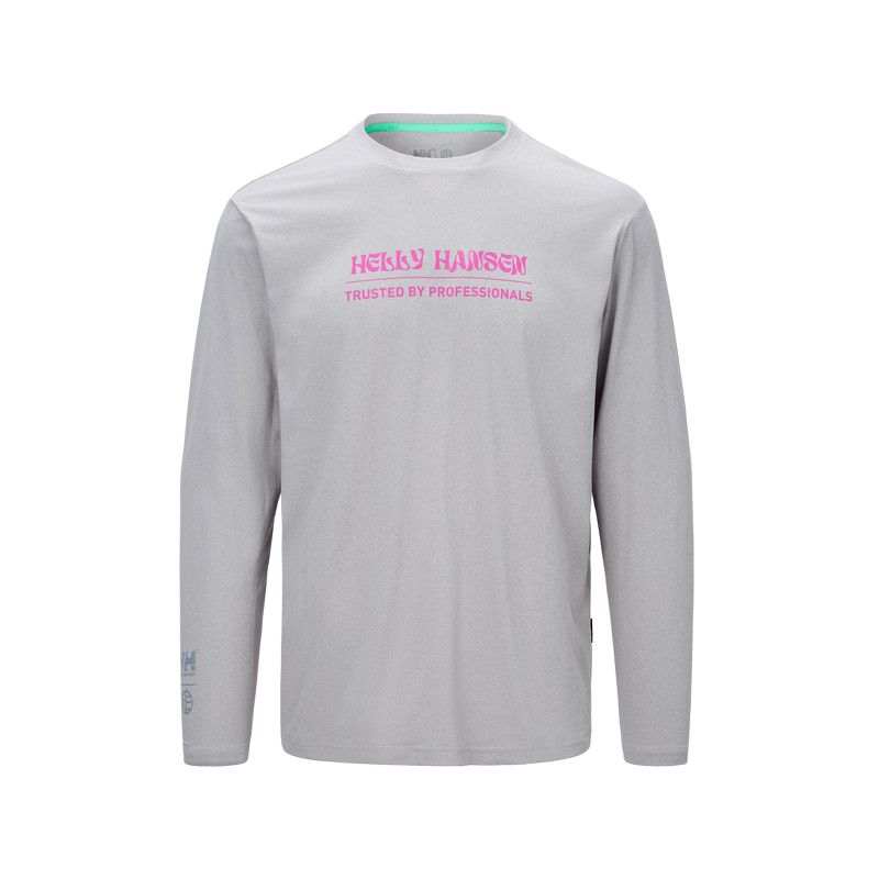 HELLY HANSEN HELLY HANSEN T Shirts Unisex Heather Gray Crew Neck