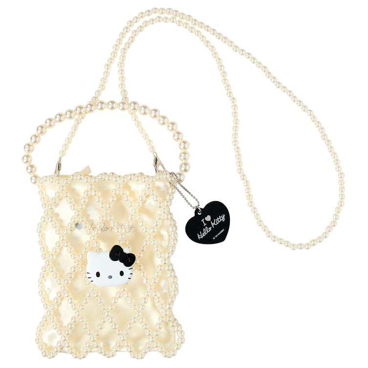Sanrio I Love Hello Kitty Handbags White Charm Included