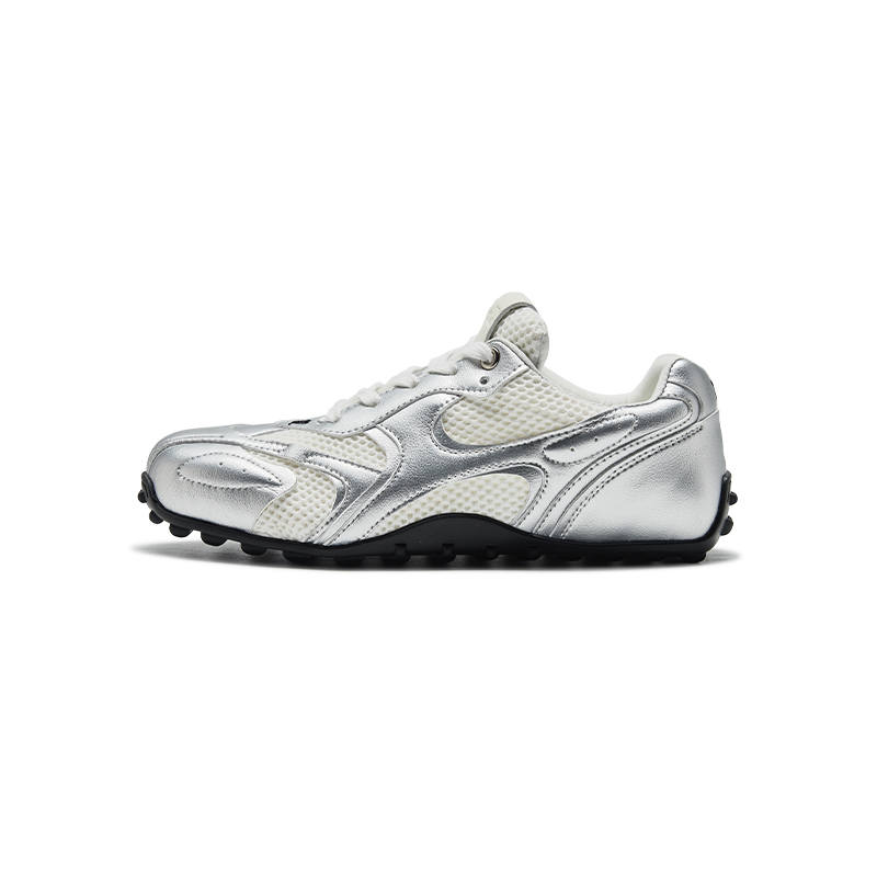 VWL Microfiber Leather Low top Casual Shoes Women's Silver