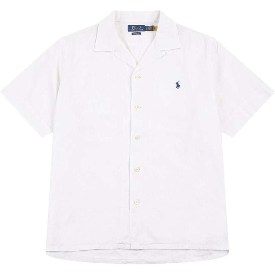 Polo Ralph Lauren Shirts Men's White Lapel Moderate