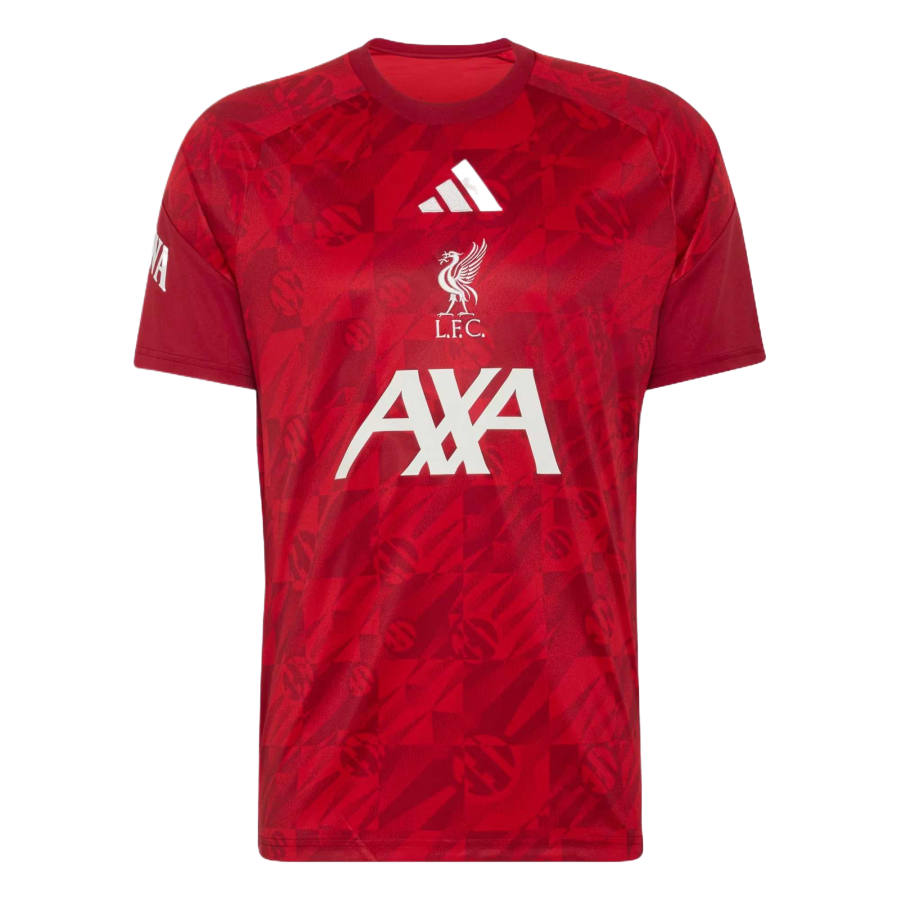 Adidas Adidas Liverpool Soccer Jerseys Men's Active Burgundy/Radiant Scarlet Red Crew Neck