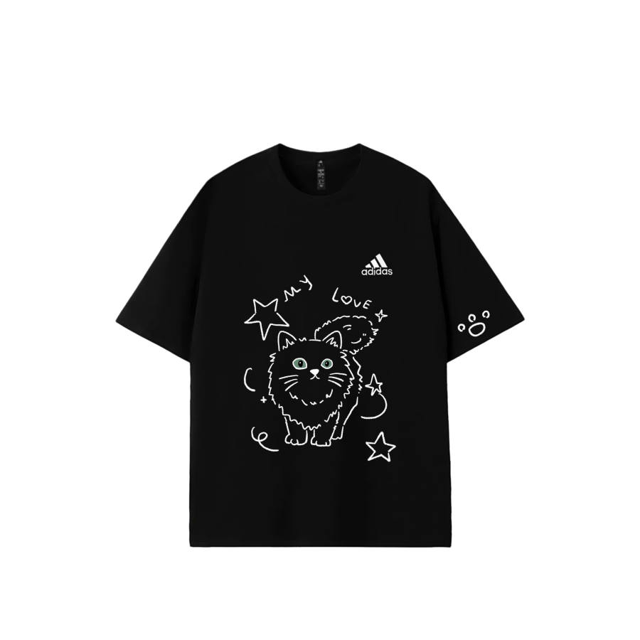 Adidas Adidas MUST HAVES T Shirts Unisex Black Crew Neck Moderate