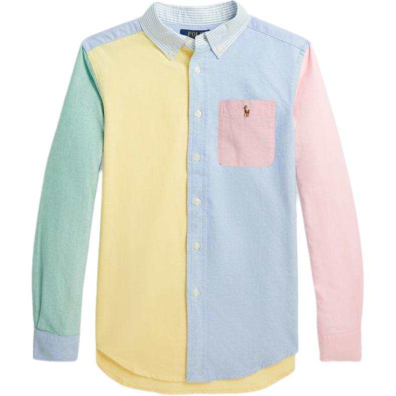 Polo Ralph Lauren SS24 Stripes Multicolor Animal Pattern Shirt Spring Fall Teenagers