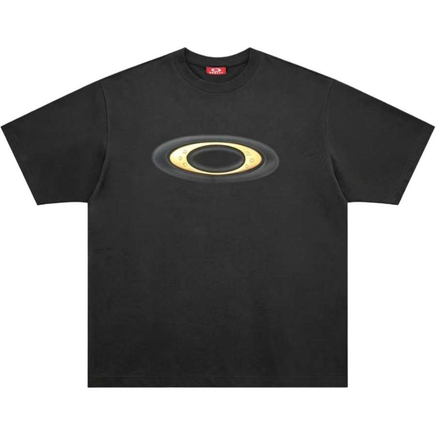 Oakley T Shirts Men's Pitch Black Crew Neck