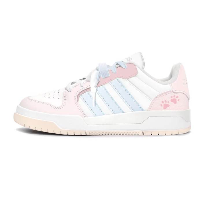 Adidas Adidas ENTRAP Skateboard Shoes Unisex Low Top Blue/White/Pink