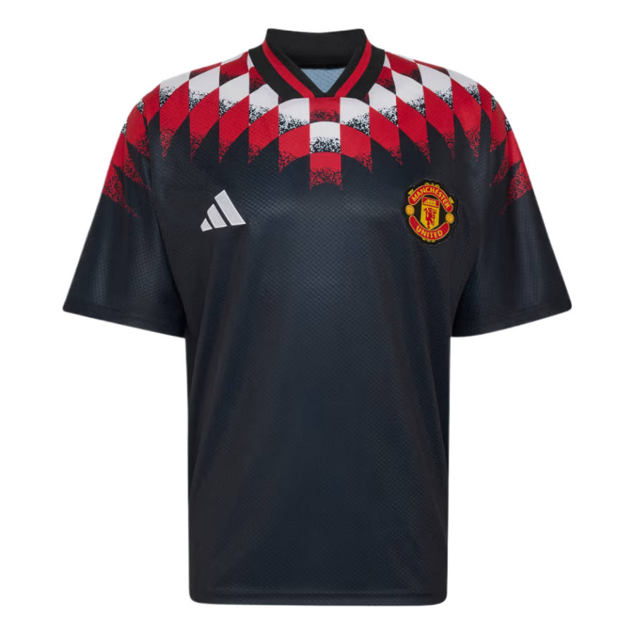 Adidas Adidas Manchester United Soccer Jerseys Men's Black V Neck Moderate