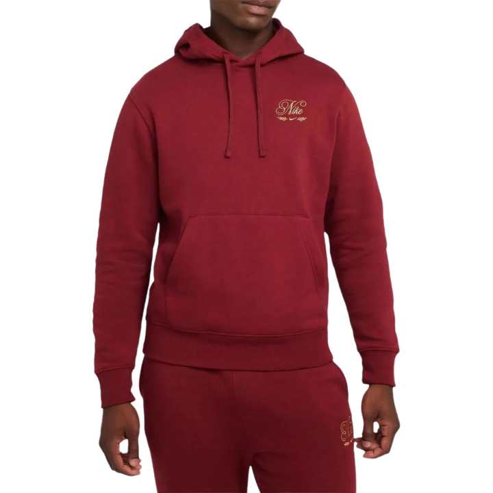 Nike Nike Sweatshirts Men's Red Hooded Non Detachable Moderate