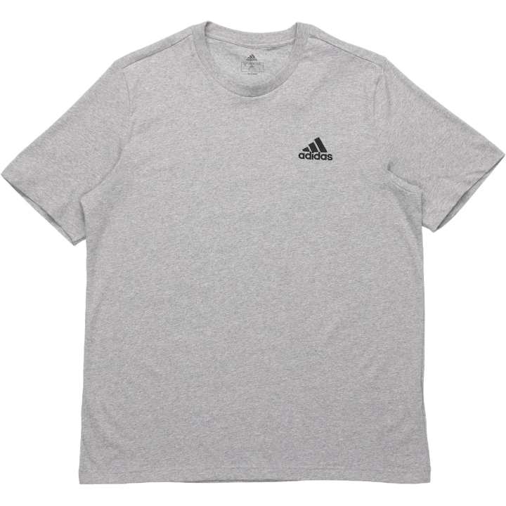 Adidas Adidas Essential T Shirts Men's Gray Crew Neck