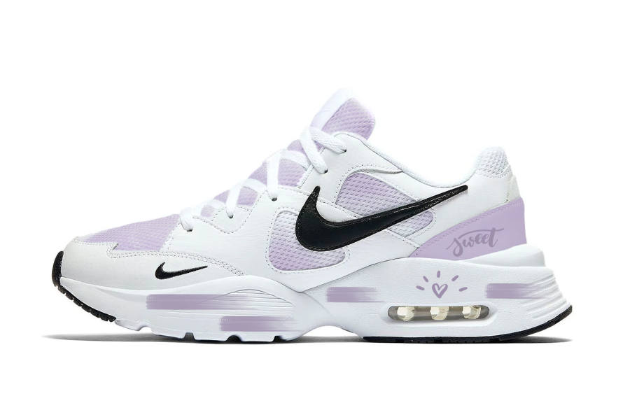 Nike Nike Air Max Fusion Running Shoes Unisex Low Top Purple