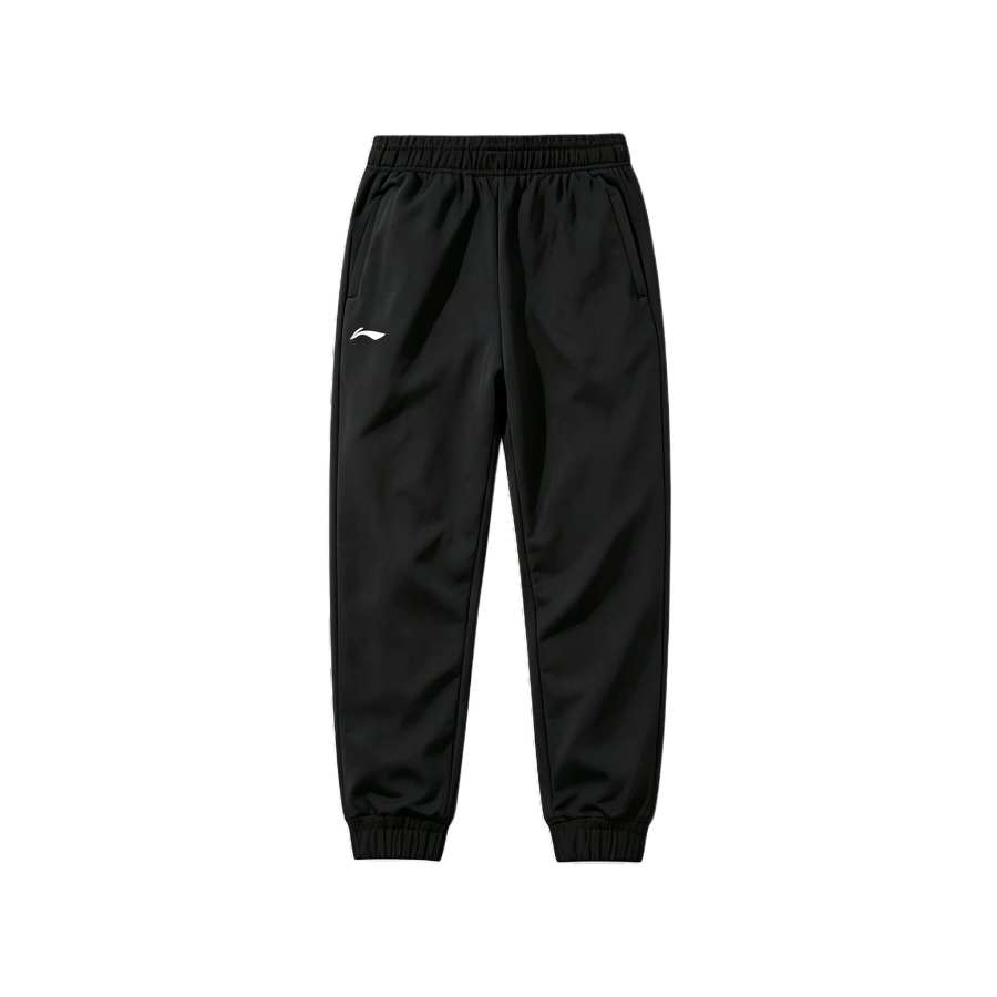 Li-Ning Li Ning Knitted Sweatpants Men's Black Moderate Straight Fit Pants