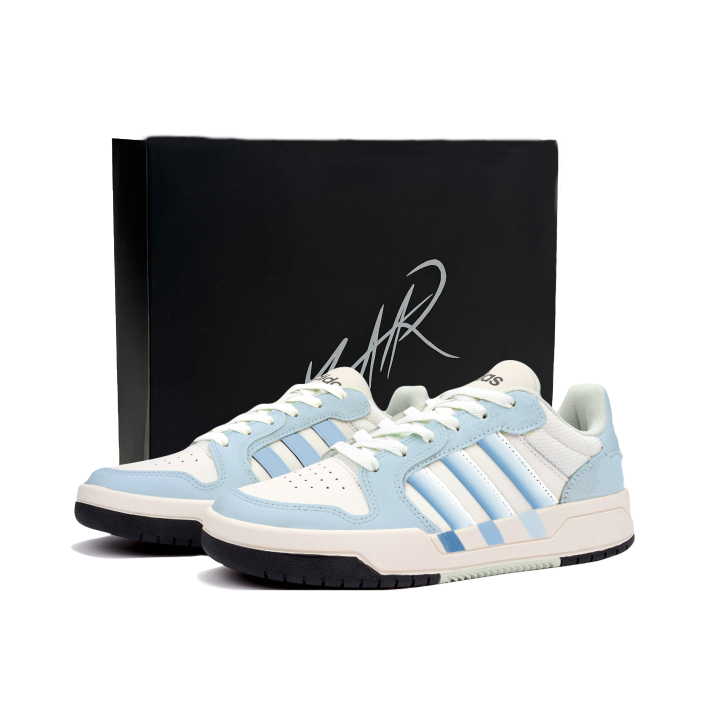Adidas Adidas ENTRAP Skateboard Shoes Unisex Low Top White Blue