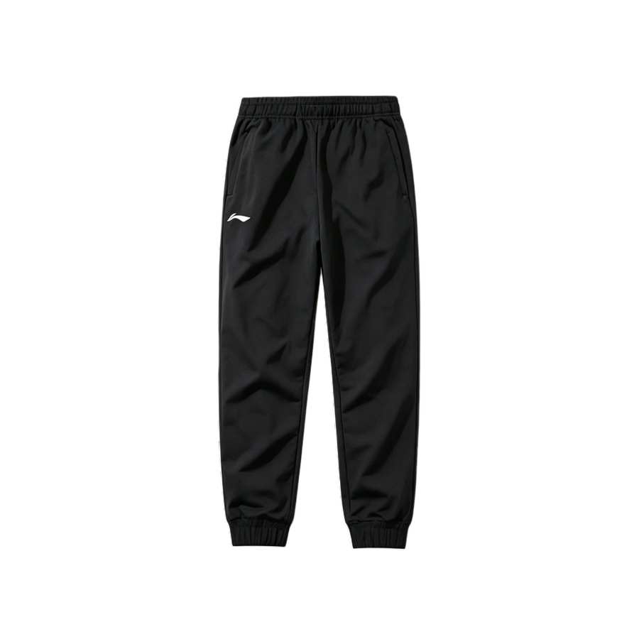 Li-Ning Li Ning Knitted Sweatpants Men's Black Moderate Straight Fit Pants