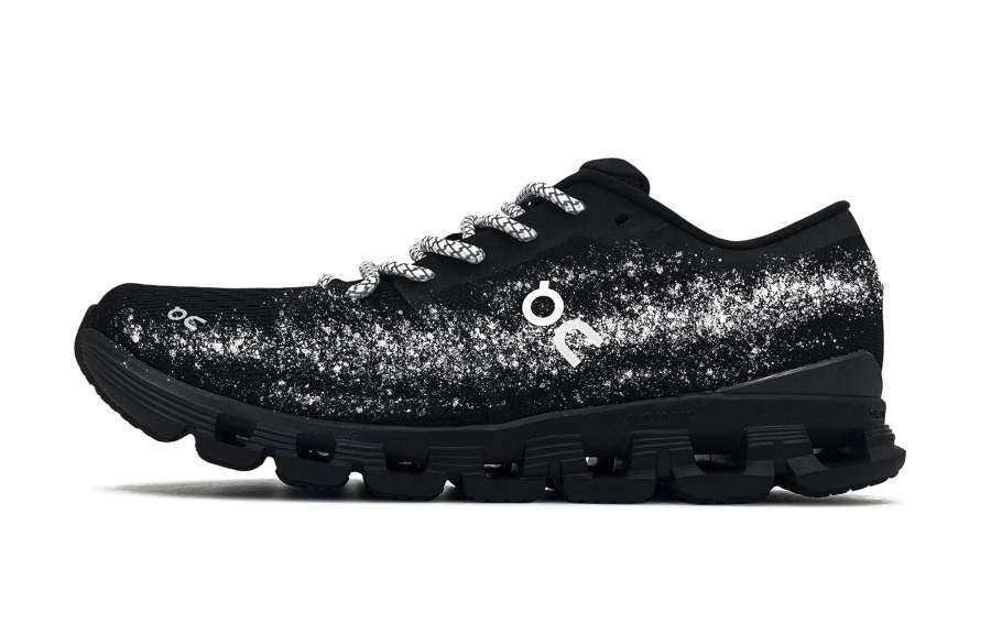 On On Cloud X4 Running Shoes Men's Low Top Black