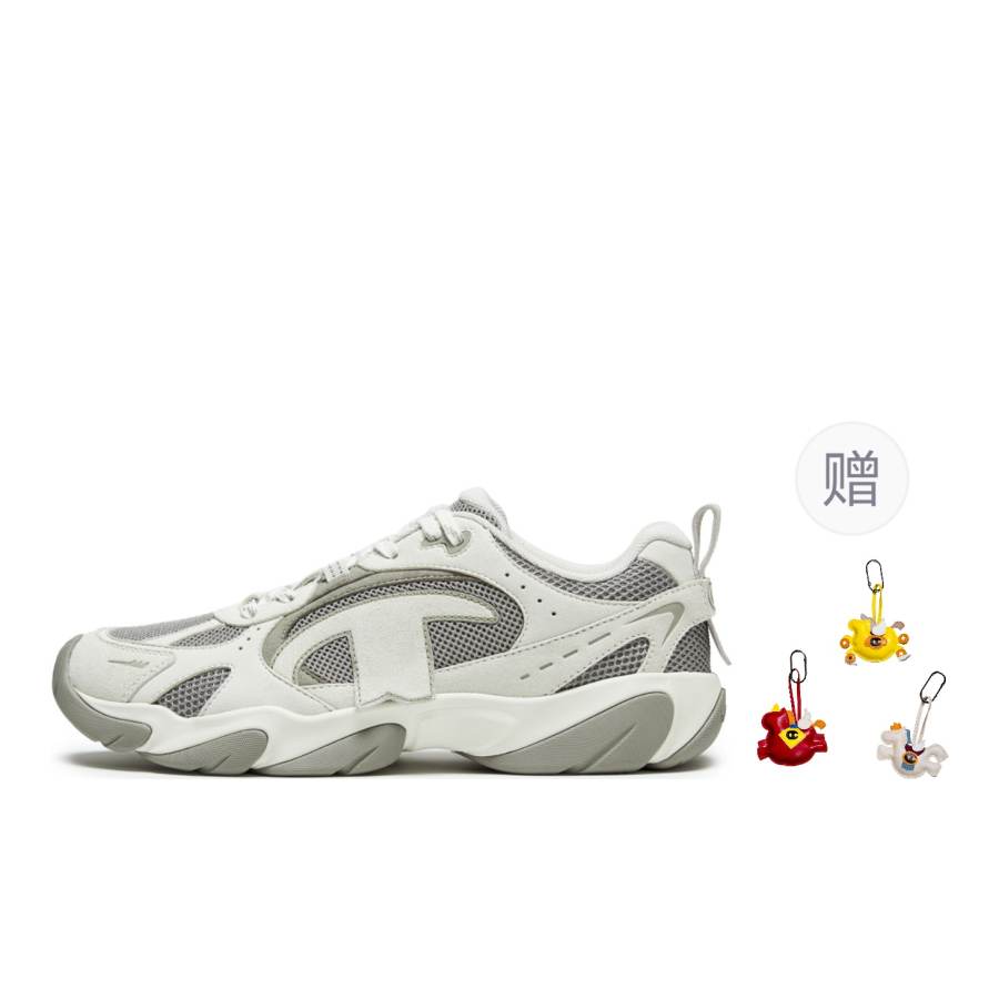 Champion Chunky Sneakers Men's Low Top Silver Birch Gray