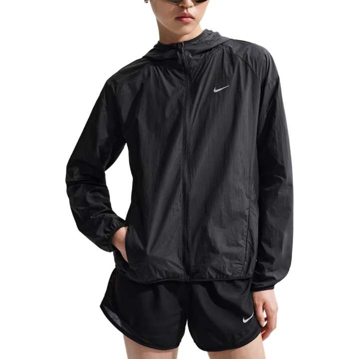 Nike Nike Running Jackets Women's Black Hooded Non Detachable Moderate Other