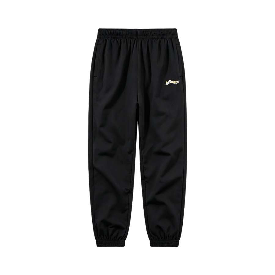 Li-Ning Li Ning Knitted Sweatpants Men's Black Moderate Cuffed Pants