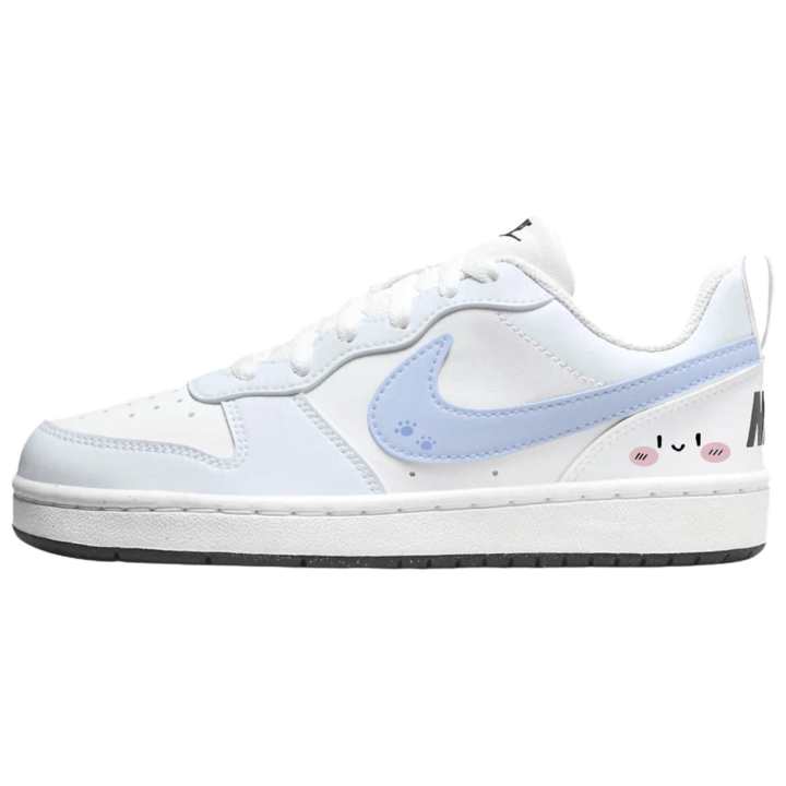 Nike Nike Court Borough Skateboard Shoes Women's Low Top White Blue